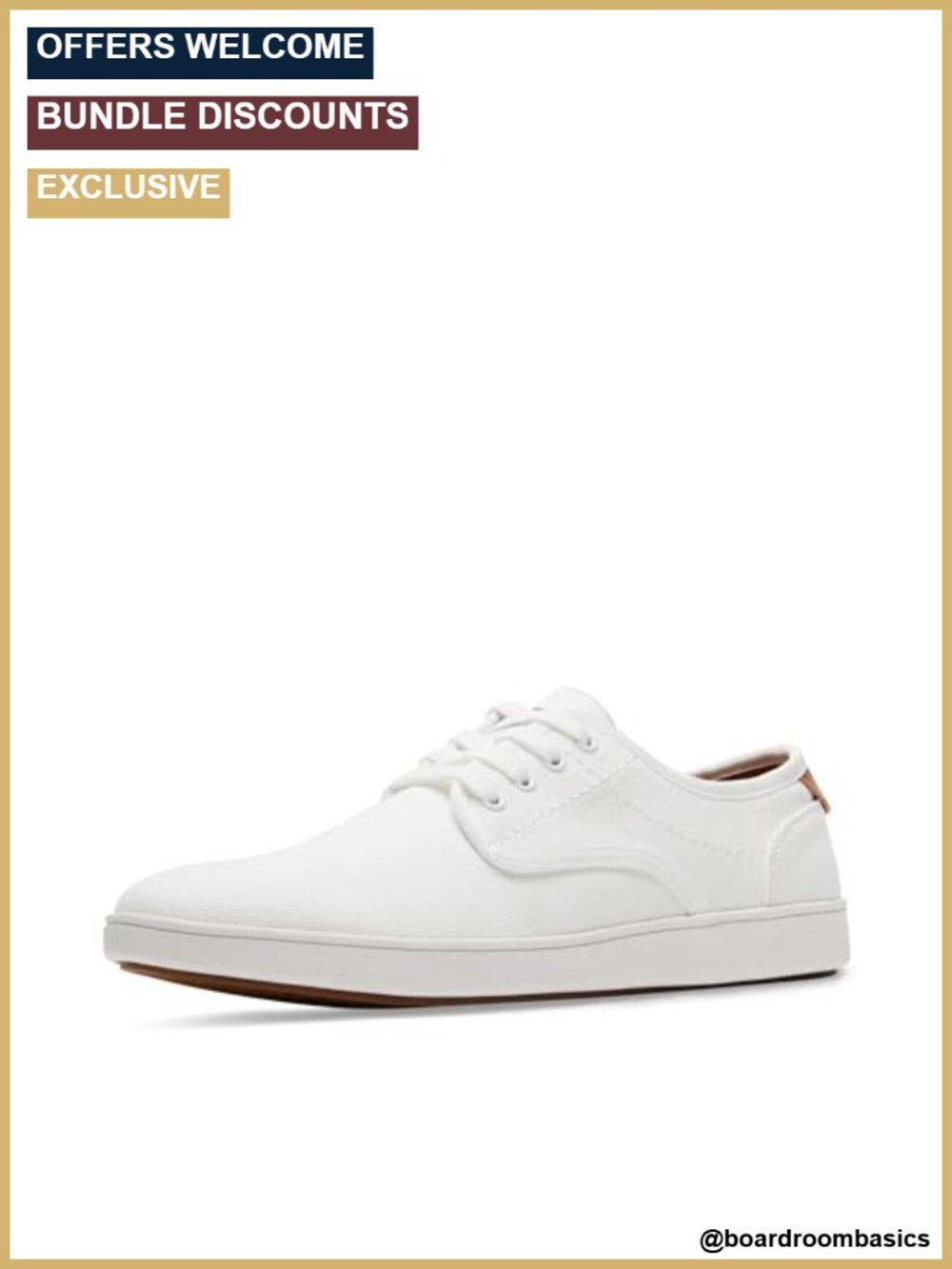 Steve Madden Fenta Men's Fashion Sneakers Lace-Up Lightweight Canvas Shoes